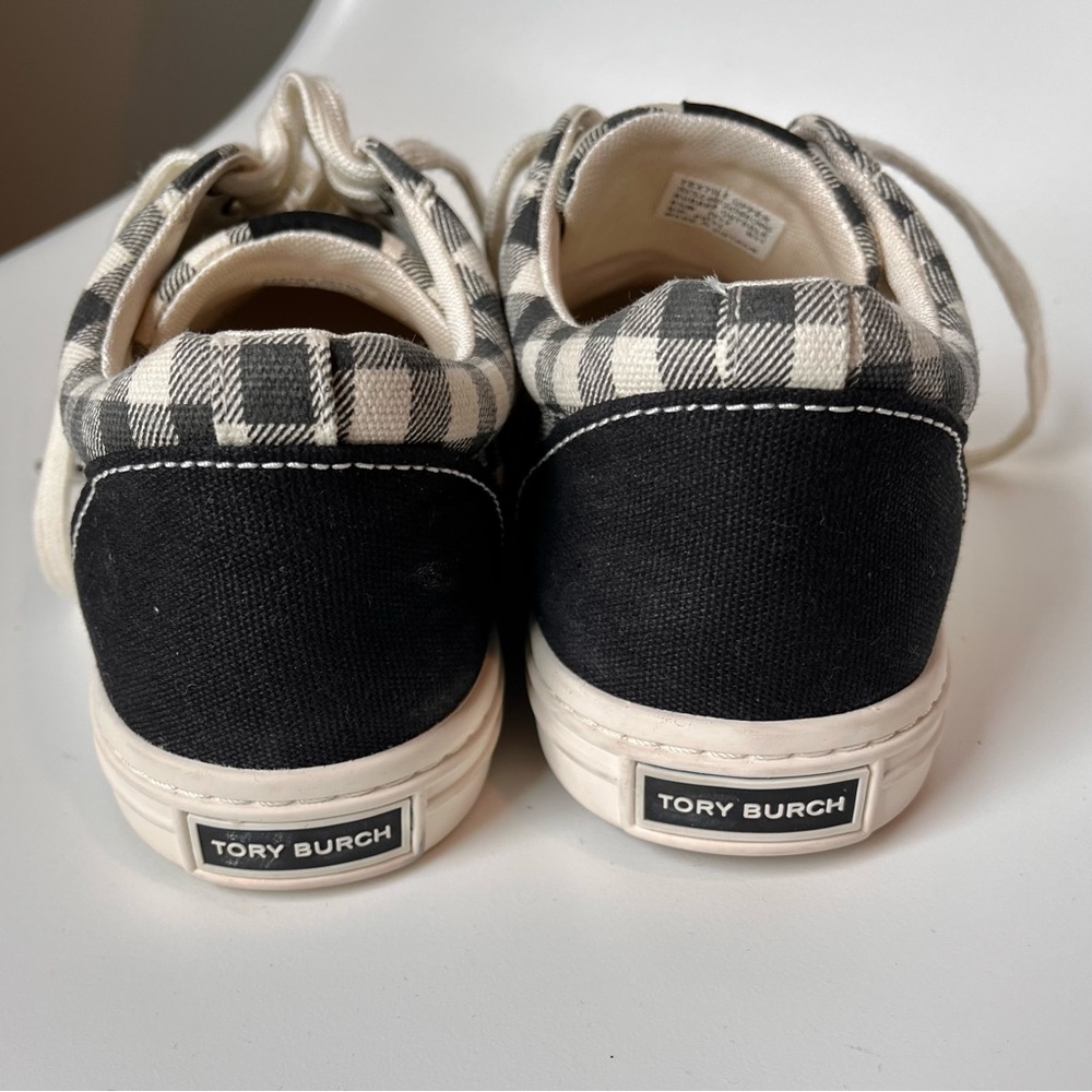 Tory Burch !Fun! Gingham Tennis Shoes - Picture 4 of 12